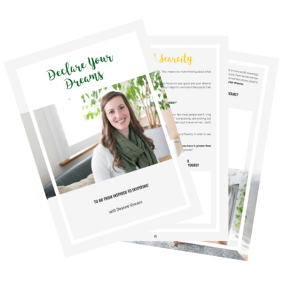 Declare Your Dreams Workbook